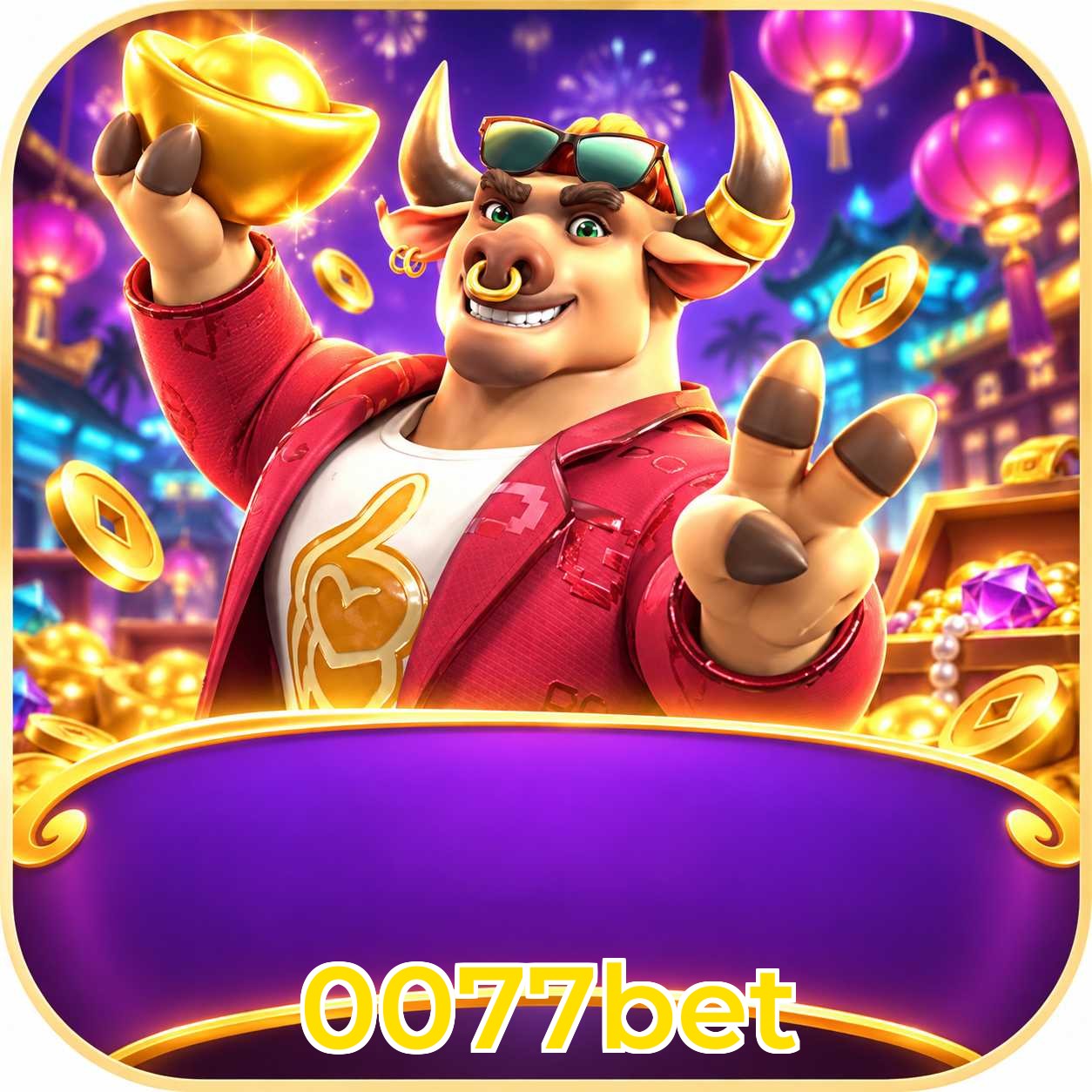 Contedo de jogos no canal Telegram 0077bet